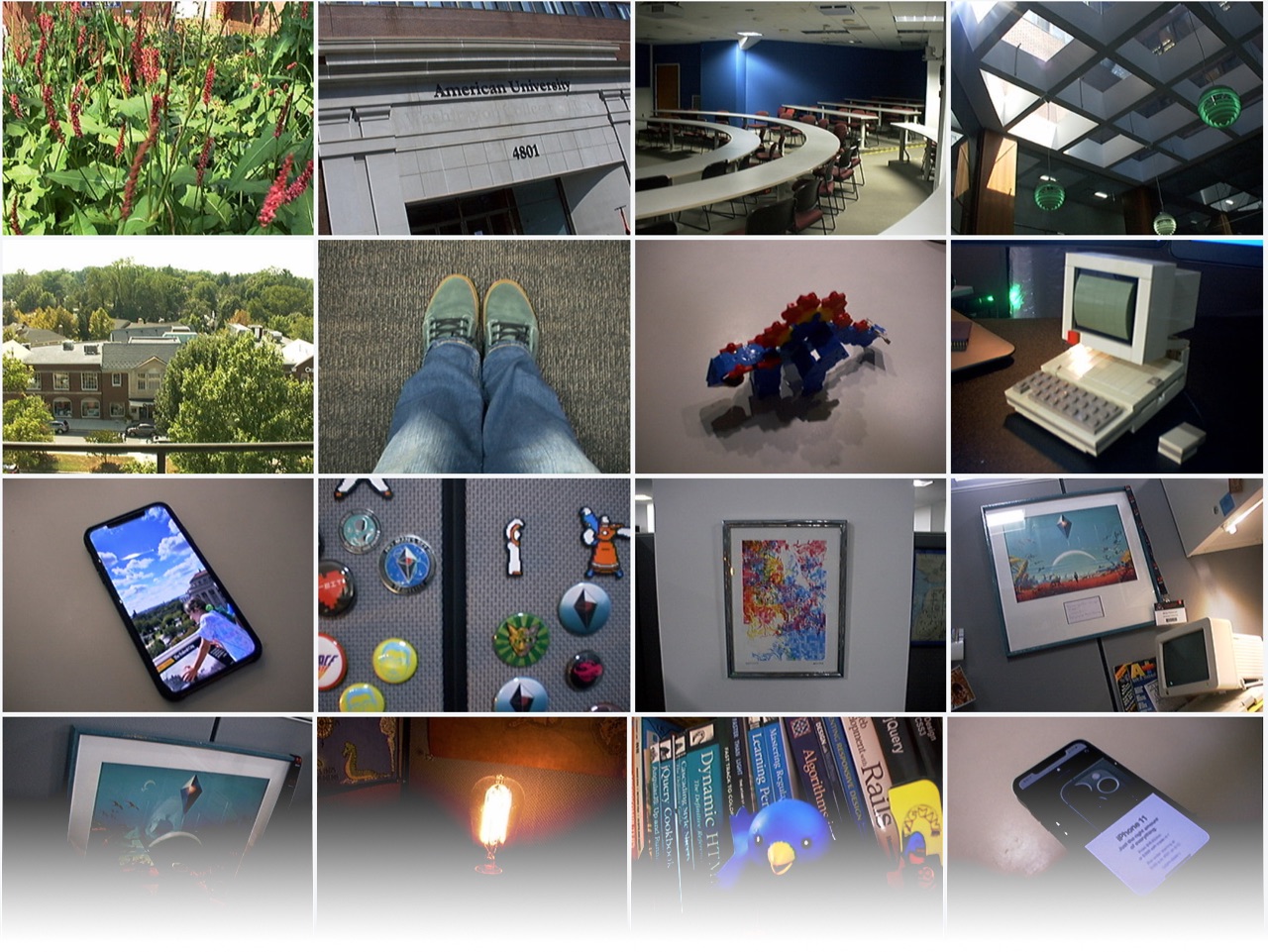 preview grid of photos taken by QuickTake 200